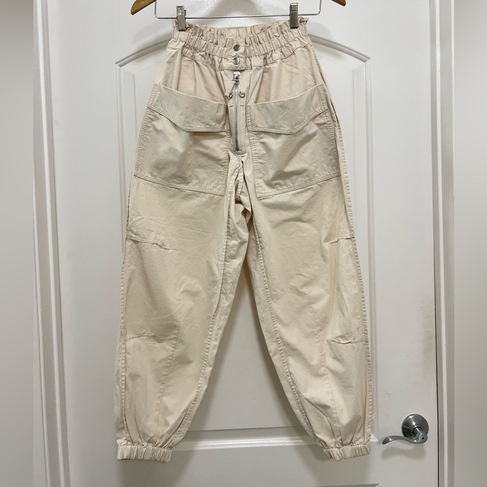 Gasp Cream Utility Jogger
